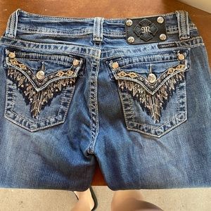 Size 28 boot cut Miss Me jeans